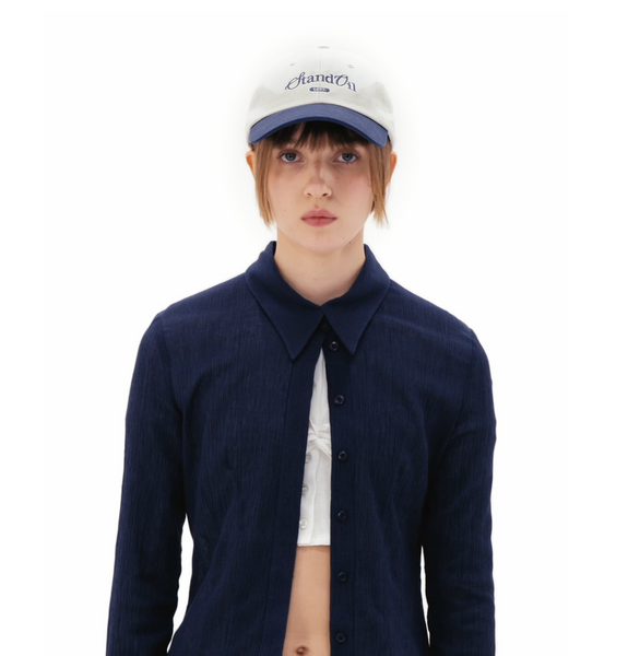 [STAND OIL] Bonheur Mix Ball Cap Navy