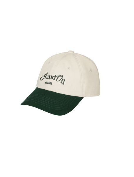 [STAND OIL] Bonheur Mix Ball Cap Deep Green