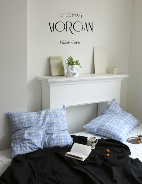 [MAISON DE ROOM ROOM] Rendezvous Morgan Check Pillow Cover