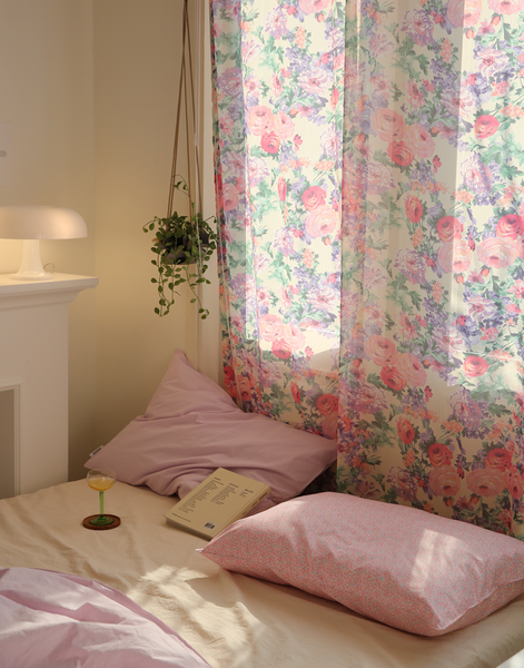 [MAISON DE ROOM ROOM] Ranunculus Chiffon Curtain