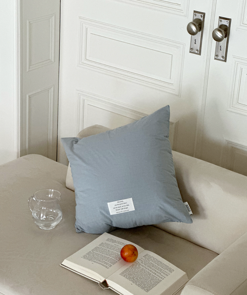 [MAISON DE ROOM ROOM] Smooth Solid Cushion Cover