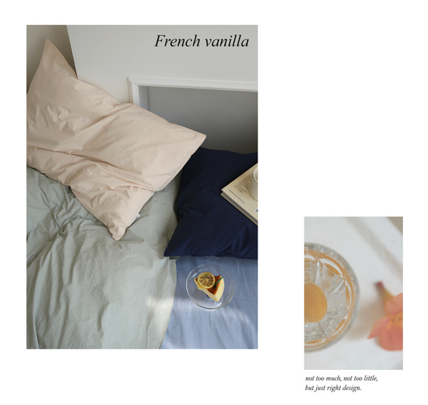 [MAISON DE ROOM ROOM] Smooth Solid Pillow Cover