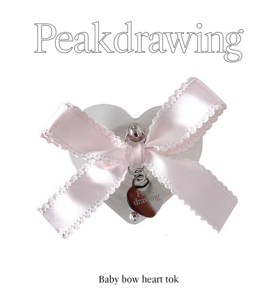 [peakdrawing] Baby Bow Heart Grip Tok