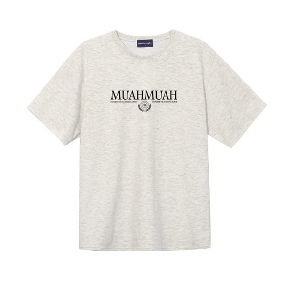 [muahmuah] Muah Laurel One Point Short Sleeve T-shirt