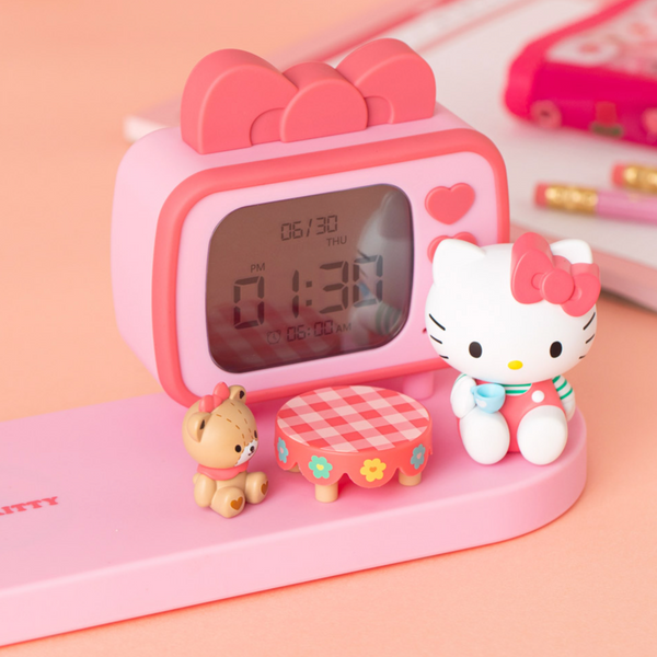 [SANRIO] Hello Kitty Wireless Charging Clock