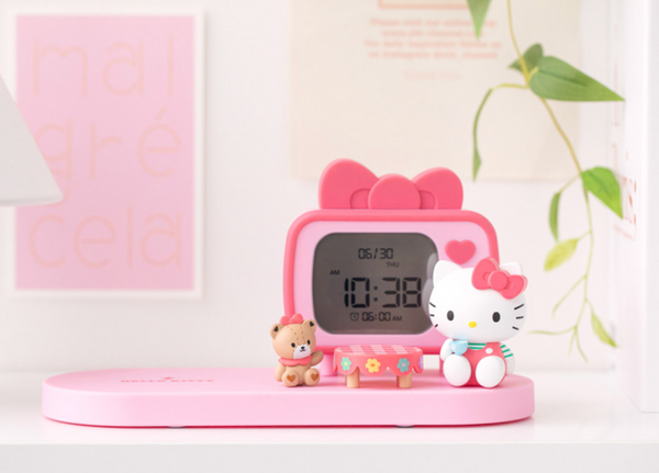 [SANRIO] Hello Kitty Wireless Charging Clock