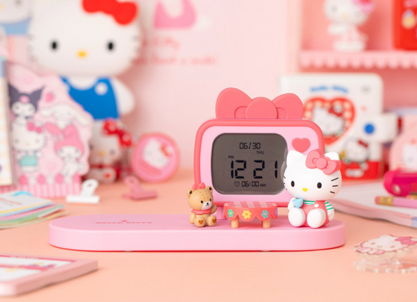 [SANRIO] Hello Kitty Wireless Charging Clock