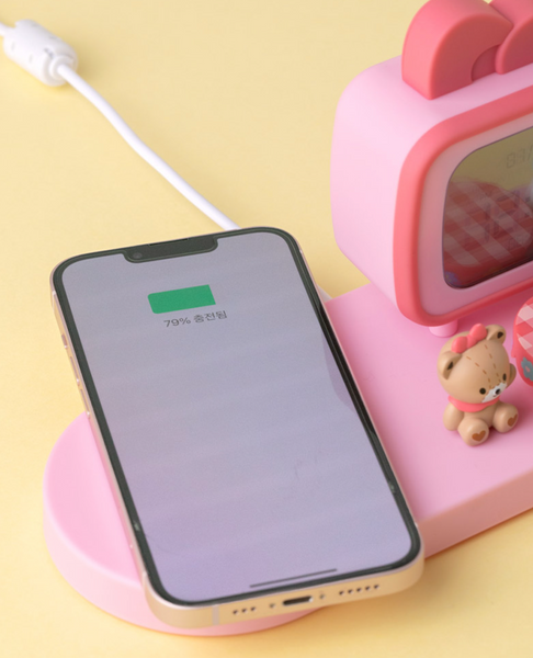 [SANRIO] Hello Kitty Wireless Charging Clock