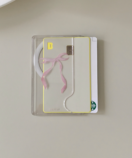 [earliner] Pink Ribbon MagSafe Card Slot
