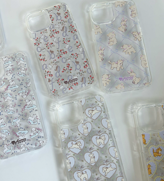 [twiner] Baby Animals Jelly Hard Case