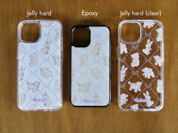 [twiner] Baby Animals Jelly Hard Case