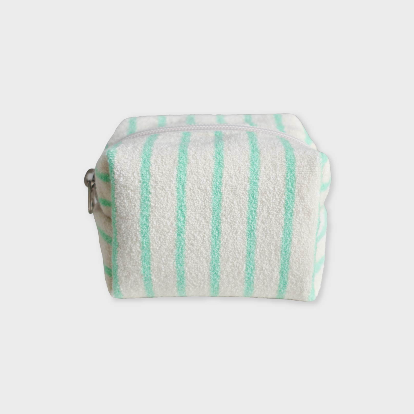 [unfold] Stripe Terry Pouch (Mint)