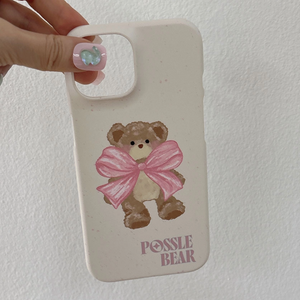 [LE SAMEDI] Possle Bear & Ribbon Hard Case