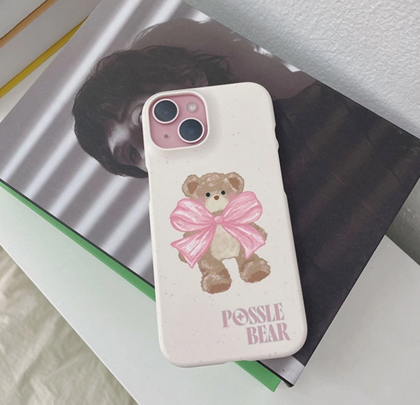 [LE SAMEDI] Possle Bear & Ribbon Hard Case