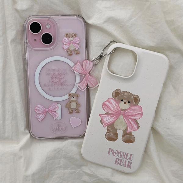 [LE SAMEDI] Possle Bear & Ribbon Hard Case