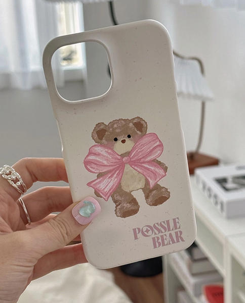 [LE SAMEDI] Possle Bear & Ribbon Hard Case