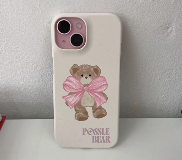 [LE SAMEDI] Possle Bear & Ribbon Hard Case