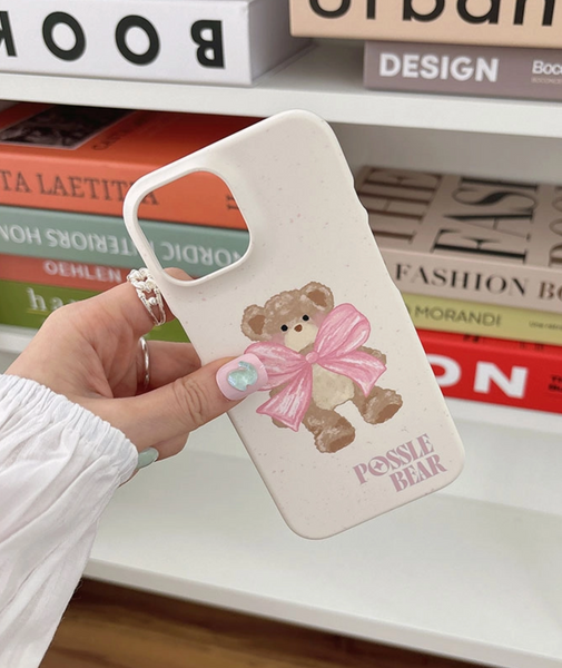 [LE SAMEDI] Possle Bear & Ribbon Hard Case