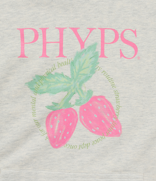 [PHYPS] STRAWBERRY HOODIE OATMEAL
