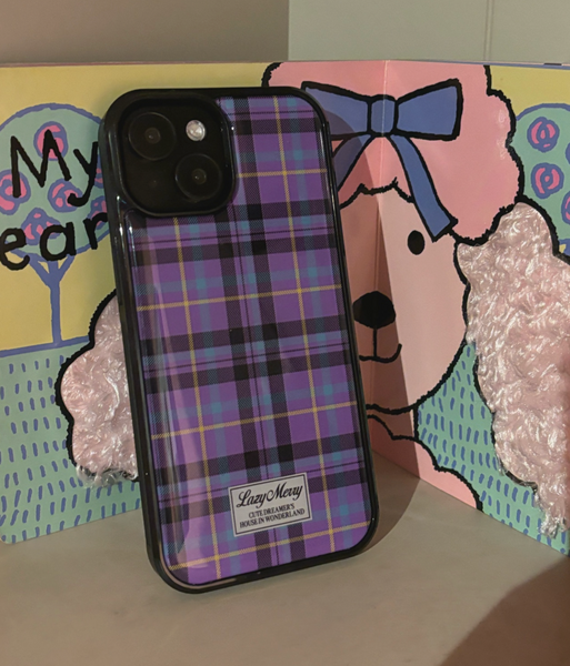 [Lazy Merry] Violet Skirt Epoxy Phone Case