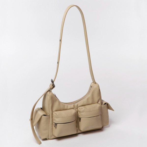 [SAMO ONDOH] Pocket Mug Bag M (Nappa Milktea)