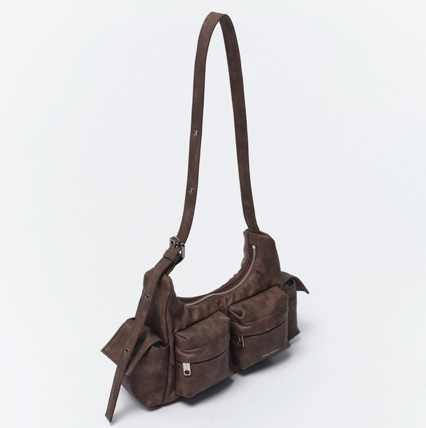 [SAMO ONDOH] Pocket Mug Bag M (Vintage Brown)