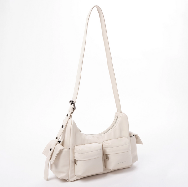 [SAMO ONDOH] Pocket Mug Bag M (Nappa Ivory)