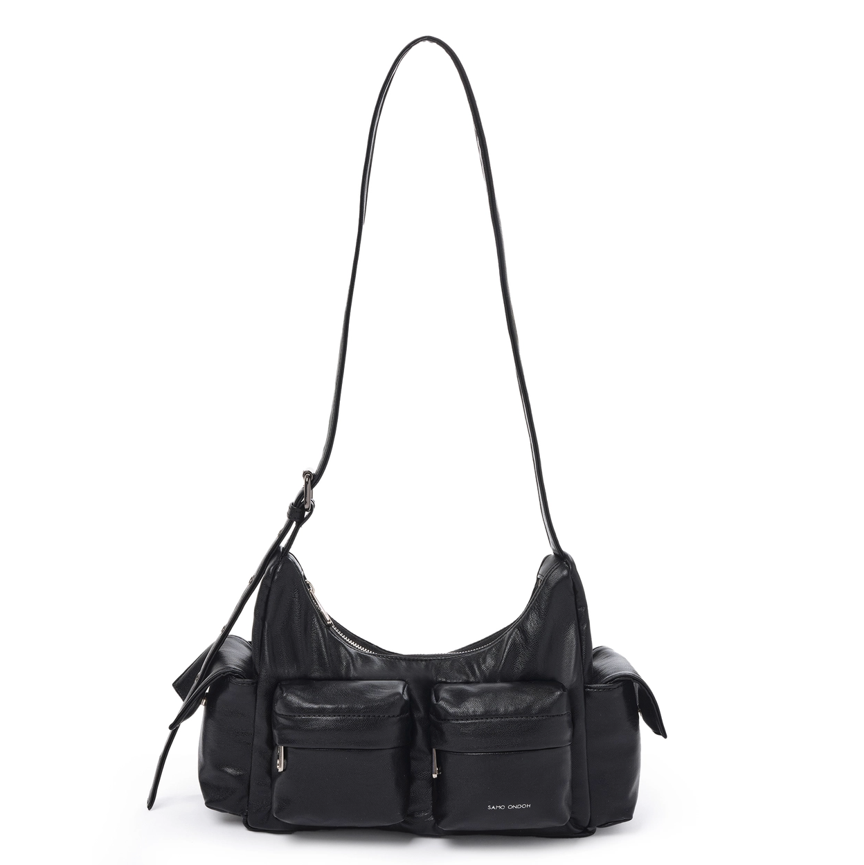 [SAMO ONDOH] Pocket Mug Bag M (Nappa Black)