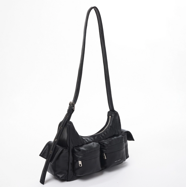 [SAMO ONDOH] Pocket Mug Bag M (Nappa Black)