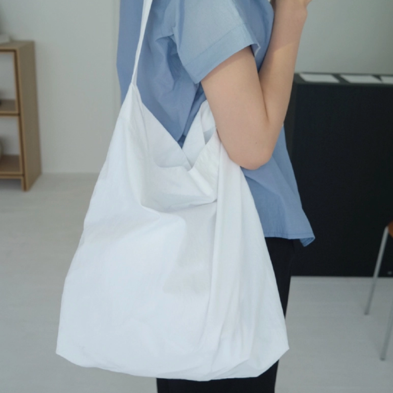 [SLOWSTITCH] Lucky Daily Bag (White)