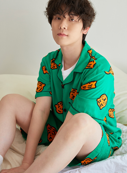 [SPAO x MUZIK TIGER] Fatty Pajamas (GREEN)