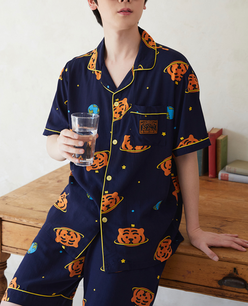 [SPAO x MUZIK TIGER] Fatty Pajamas (NAVY)