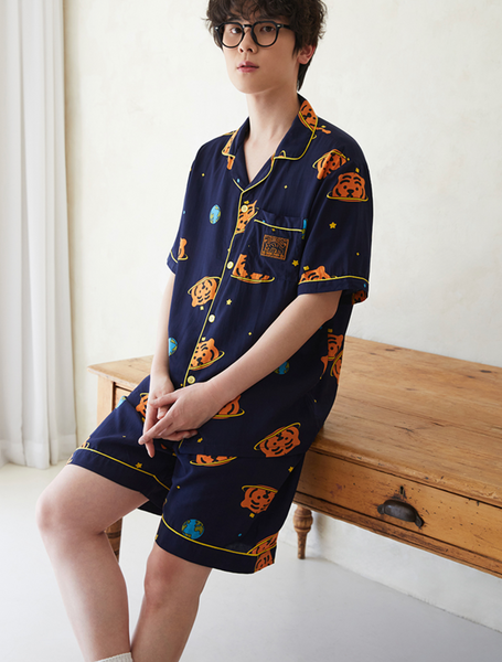 [SPAO x MUZIK TIGER] Fatty Pajamas (NAVY)