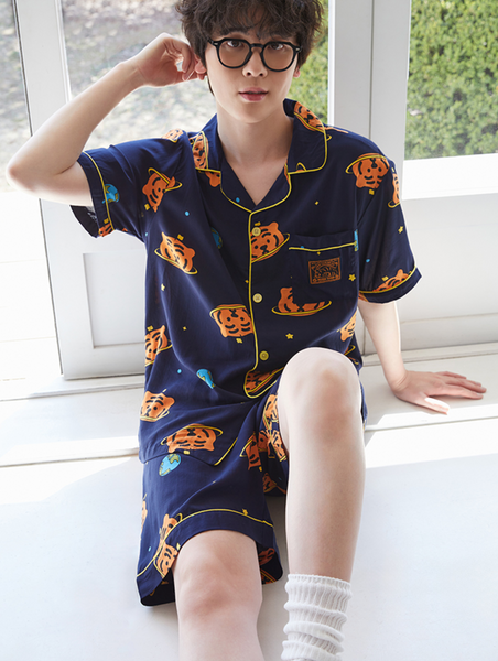 [SPAO x MUZIK TIGER] Fatty Pajamas (NAVY)