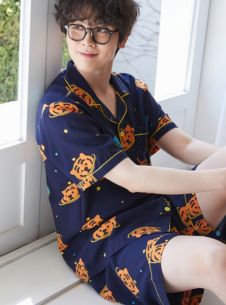 [SPAO x MUZIK TIGER] Fatty Pajamas (NAVY)