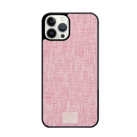 [dear my muse.] Tweed Pink Epoxy Phone Case