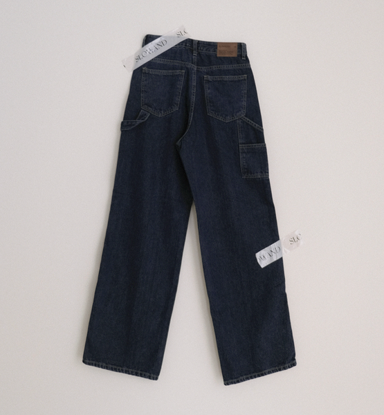 [SLOWAND] # SLOWMADE Today Deep Denim Pants