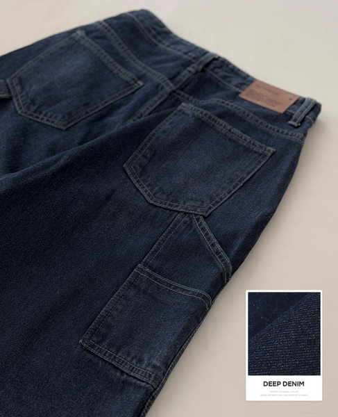 [SLOWAND] # SLOWMADE Today Deep Denim Pants