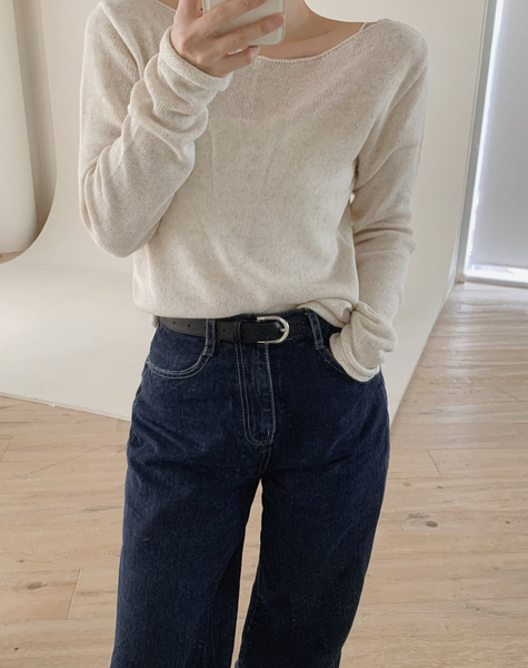 [SLOWAND] # SLOWMADE Today Deep Denim Pants