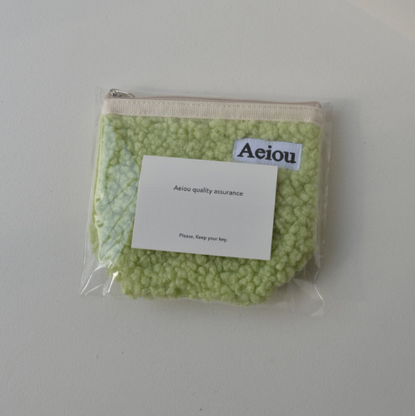 [aeiou] Aeiou Basic Pouch (M size) Melon Fur