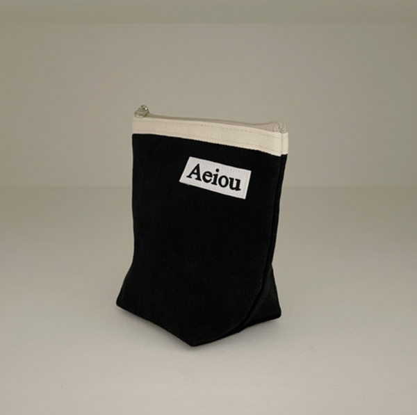[aeiou] Aeiou Basic Pouch (M size) Classic Black