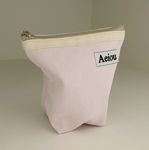 [aeiou] Aeiou Basic Pouch (M size) Pink Hula Berry