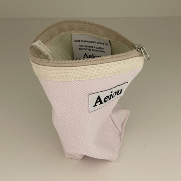 [aeiou] Aeiou Basic Pouch (M size) Pink Hula Berry