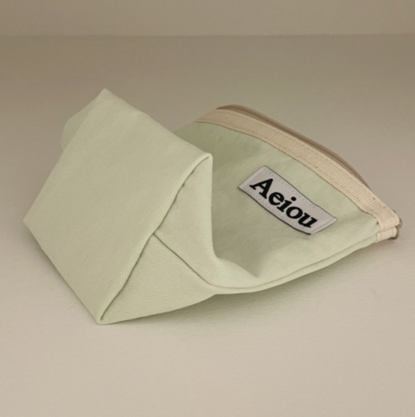 [aeiou] Aeiou Basic Pouch (M size) Celery water