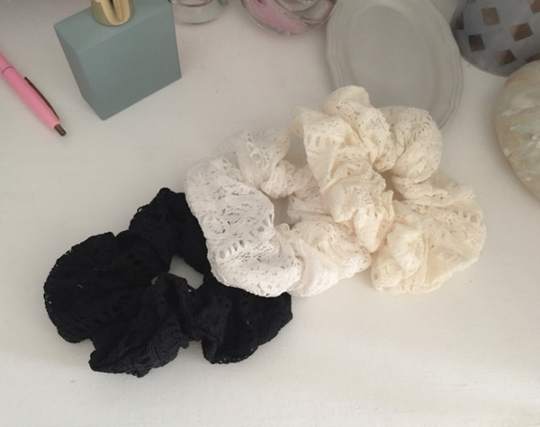 [moat] Daily Lace Scrunchy (3colour)