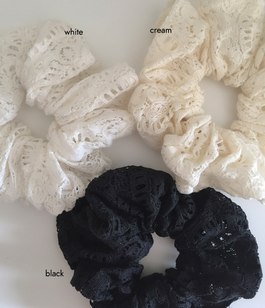 [moat] Daily Lace Scrunchy (3colour)