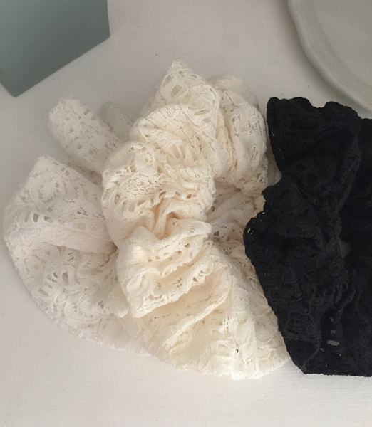 [moat] Daily Lace Scrunchy (3colour)