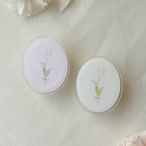 [Romantic Mood] Tulip Acrylic Grip Tok (MagSafe)