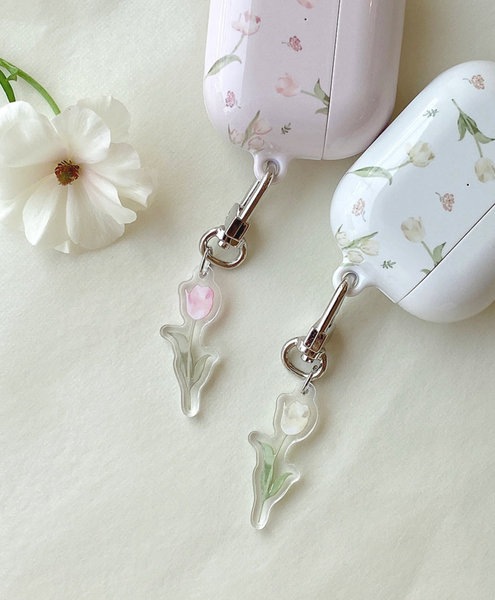 [Romantic Mood] Chiffon Tulip Airpods Case