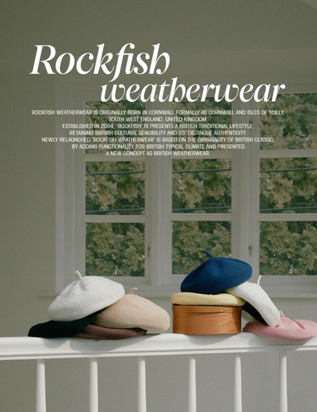 [Rockfish Weatherwear] SOLID COTTON BERET (8colour)